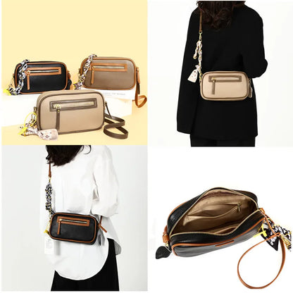 High Quality Natural Cowskin Female Shoulder Crossbody Tote Genuine Leather Bags For Women Casual Simple Small Women's Handbags