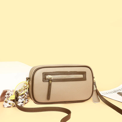 High Quality Natural Cowskin Female Shoulder Crossbody Tote Genuine Leather Bags For Women Casual Simple Small Women's Handbags