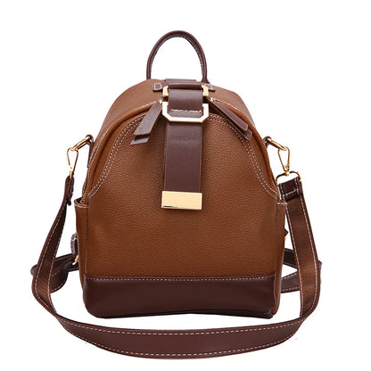 High Quality New Designer Fashion Luxury Backpack Women Small Soft Leather Multi Function Backpack Female Ladies Shoulder Bag
