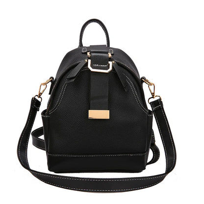 High Quality New Designer Fashion Luxury Backpack Women Small Soft Leather Multi Function Backpack Female Ladies Shoulder Bag