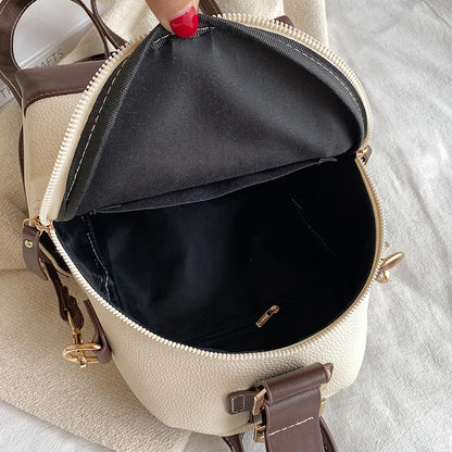 High Quality New Designer Fashion Luxury Backpack Women Small Soft Leather Multi Function Backpack Female Ladies Shoulder Bag