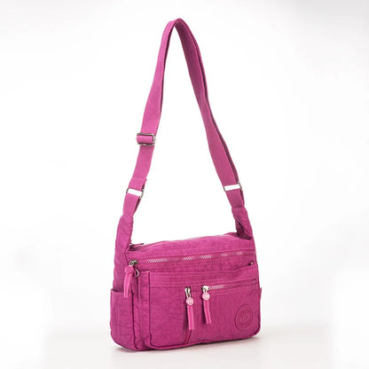 High Quality New Waterproof Durable Men Women Shoulder Messenger Bag Cross Body Purse Blue Purple Red Black Green Coffee