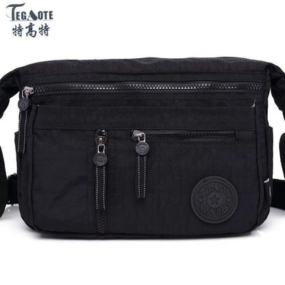 High Quality New Waterproof Durable Men Women Shoulder Messenger Bag Cross Body Purse Blue Purple Red Black Green Coffee