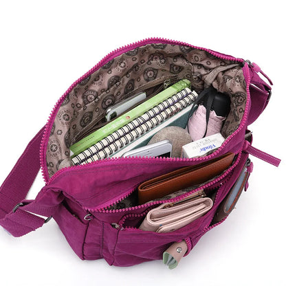 High Quality New Waterproof Durable Men Women Shoulder Messenger Bag Cross Body Purse Blue Purple Red Black Green Coffee