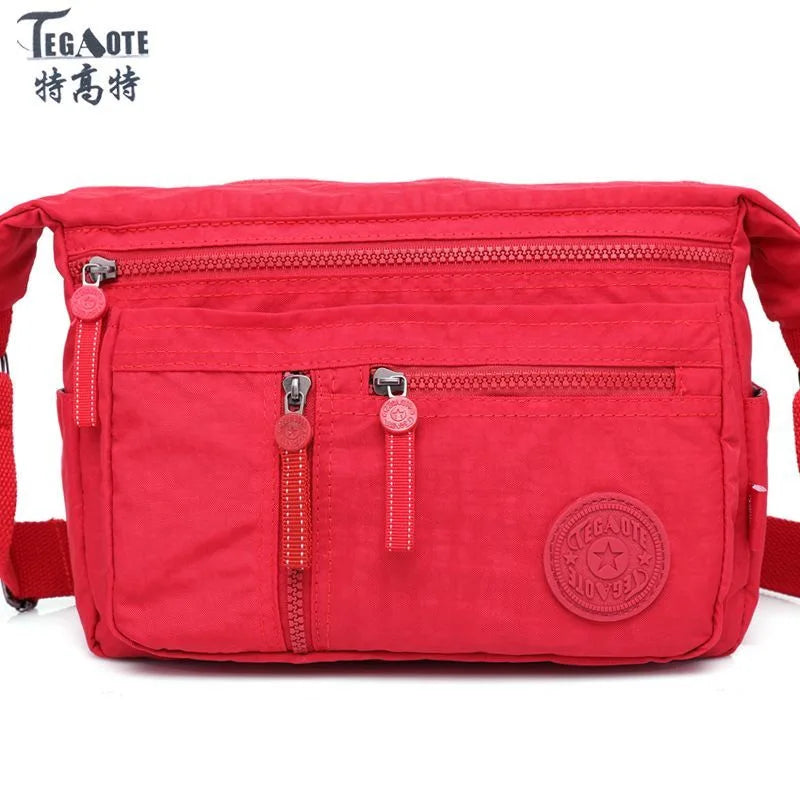 High Quality New Waterproof Durable Men Women Shoulder Messenger Bag Cross Body Purse Blue Purple Red Black Green Coffee