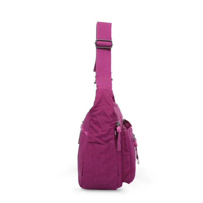 High Quality New Waterproof Durable Men Women Shoulder Messenger Bag Cross Body Purse Blue Purple Red Black Green Coffee