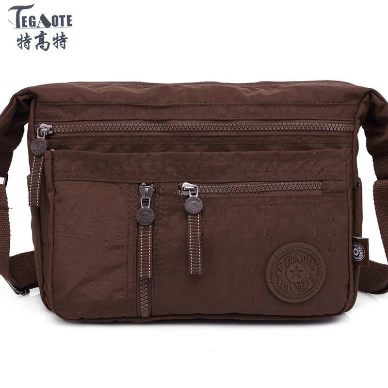 High Quality New Waterproof Durable Men Women Shoulder Messenger Bag Cross Body Purse Blue Purple Red Black Green Coffee