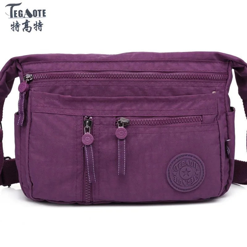 High Quality New Waterproof Durable Men Women Shoulder Messenger Bag Cross Body Purse Blue Purple Red Black Green Coffee