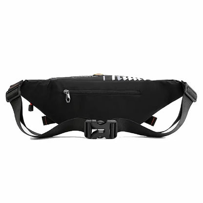 High Quality Nylon Fanny Sling Chest Bum Bag for Men Waterproof Multi-purpose Travel Male Hip Belt Waist Pack Bags Running