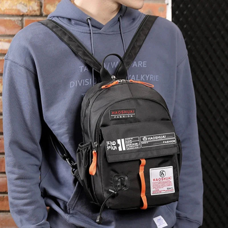 High Quality Nylon Men Backpack Travel Sling Chest Bags Military Multi-Functional Shoulder Bag Male Knapsack Small Rucksack New