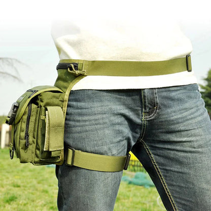High Quality Nylon Men Belt Bum Fanny Waist Pack Trend Ride Motorcycle Molle Male Travel Climb Assault Camera Leg Hip Drop Bag