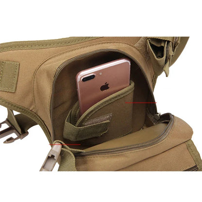 High Quality Nylon Men Hip Bum Belt Bag Military Motorcycle Rider Camouflage Pouch Casual Male Assault Fanny Waist Pack Bags