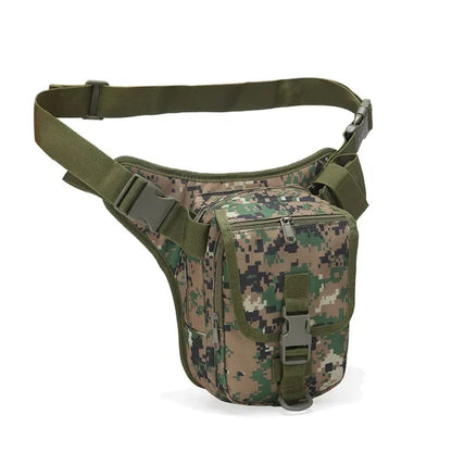 High Quality Nylon Men Hip Bum Belt Bag Military Motorcycle Rider Camouflage Pouch Casual Male Assault Fanny Waist Pack Bags