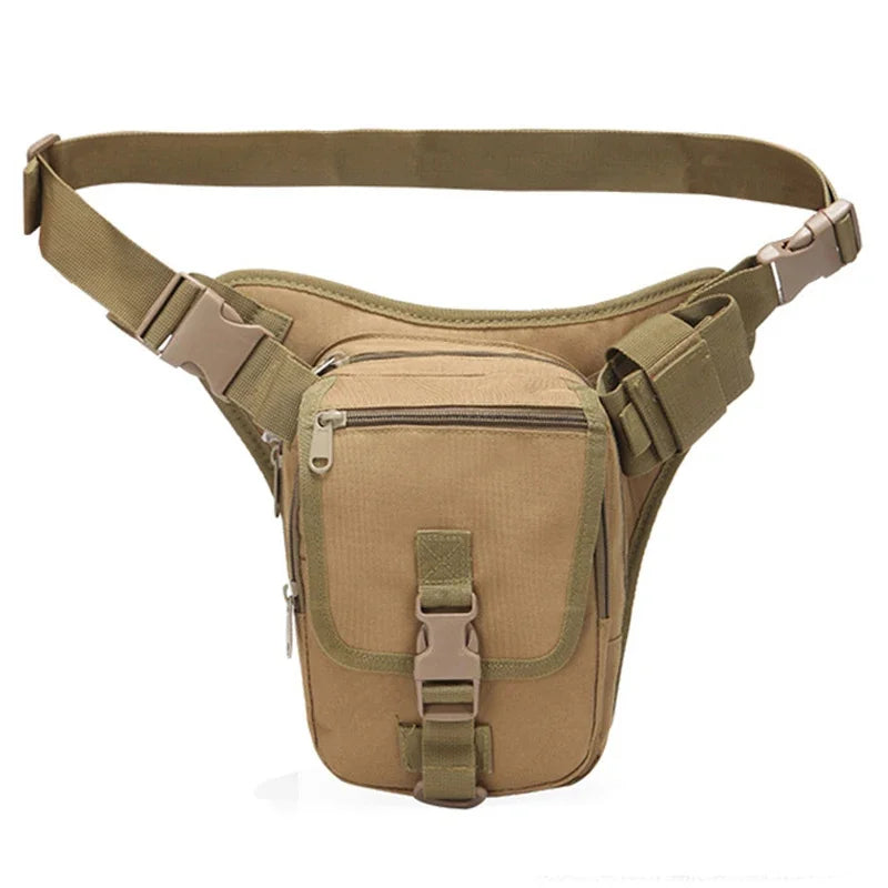 High Quality Nylon Men Hip Bum Belt Bag Military Motorcycle Rider Camouflage Pouch Casual Male Assault Fanny Waist Pack Bags