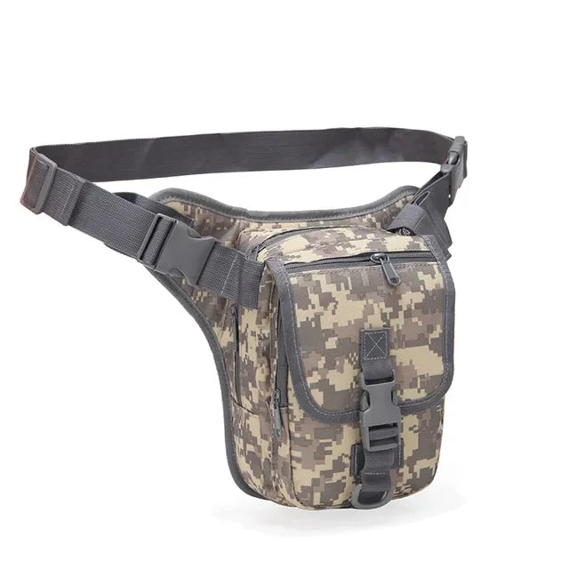 High Quality Nylon Men Hip Bum Belt Bag Military Motorcycle Rider Camouflage Pouch Casual Male Assault Fanny Waist Pack Bags