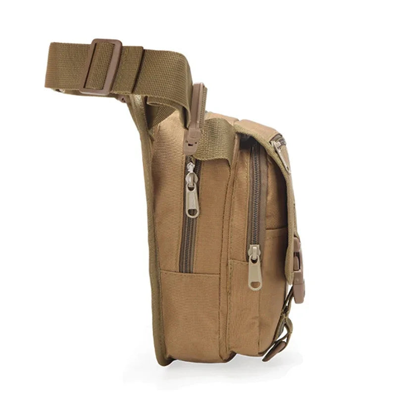 High Quality Nylon Men Hip Bum Belt Bag Military Motorcycle Rider Camouflage Pouch Casual Male Assault Fanny Waist Pack Bags