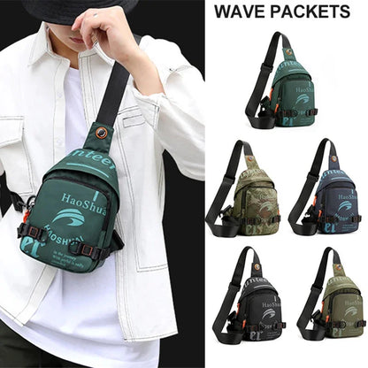 High Quality Nylon Men Messenger Chest Daypack Bag Fashion Travel Military Male One Shoulder Cross body Bags Single Backpack New