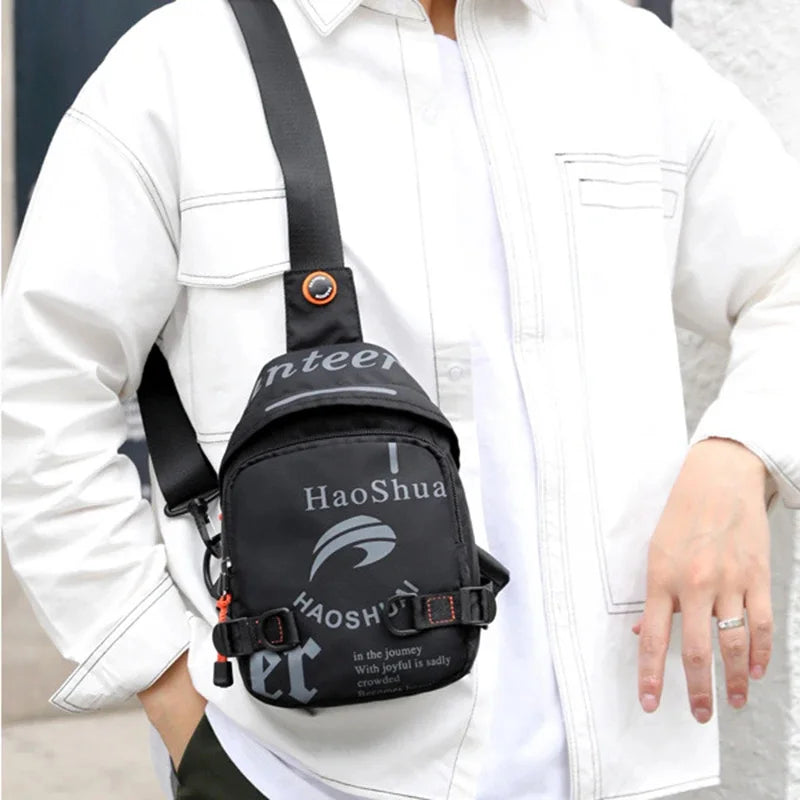 High Quality Nylon Men Messenger Chest Daypack Bag Fashion Travel Military Male One Shoulder Cross body Bags Single Backpack New