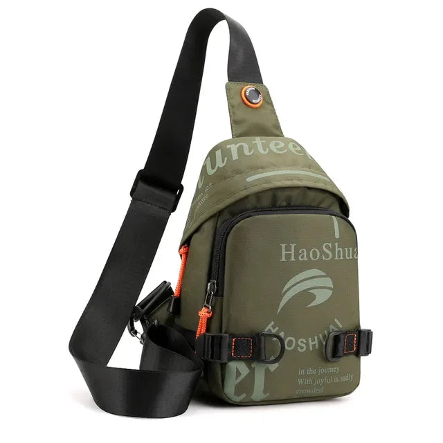 High Quality Nylon Men Messenger Chest Daypack Bag Fashion Travel Military Male One Shoulder Cross body Bags Single Backpack New