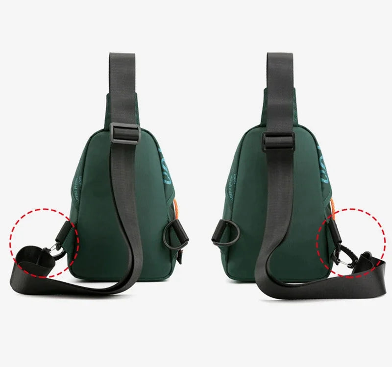High Quality Nylon Men Messenger Chest Daypack Bag Fashion Travel Military Male One Shoulder Cross body Bags Single Backpack New