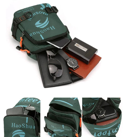 High Quality Nylon Men Messenger Chest Daypack Bag Fashion Travel Military Male One Shoulder Cross body Bags Single Backpack New