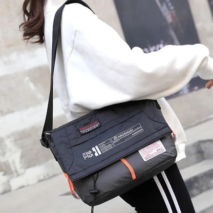 High Quality Nylon Men Single Shoulder Cross Body Laptop Bag Multi-Capacity Unisex Male Briefcase Military Messenger Bags