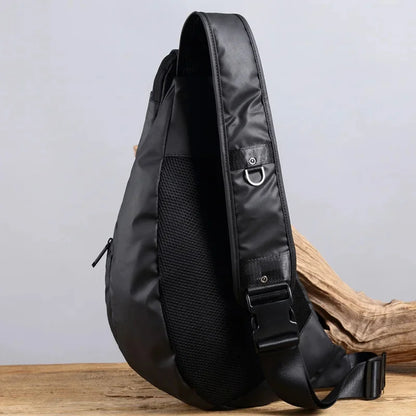 High Quality Nylon Men Sling Backpack Day Pack Messenger Shoulder Bags Male Waterproof Cross Body Chest Bag Rucksack Knapsack