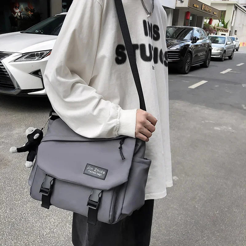 High Quality Nylon Shoulder Bag Casual Crossbody For Teenager Student School Fashion Messenger Bags Satchels