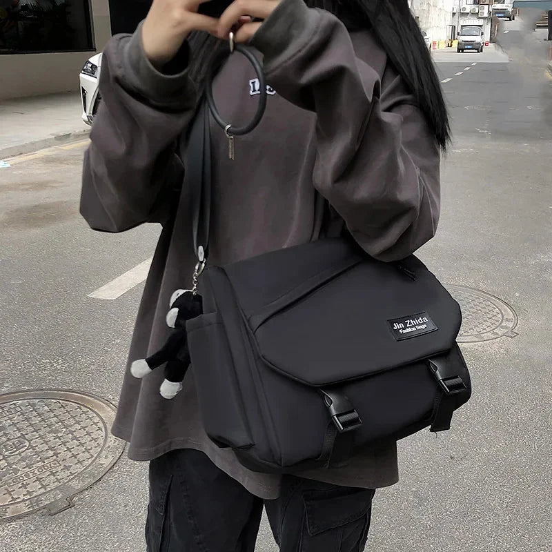 High Quality Nylon Shoulder Bag Casual Crossbody For Teenager Student School Fashion Messenger Bags Satchels