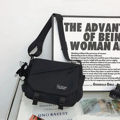 High Quality Nylon Shoulder Bag Casual Crossbody For Teenager Student School Fashion Messenger Bags Satchels