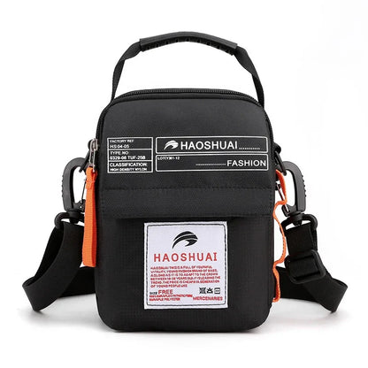 High Quality Nylon Sling Shoulder Messenger Tote Bags Waist Fanny Belt Pack Fashion Casual Men Small Cross Body Top Handle Bag