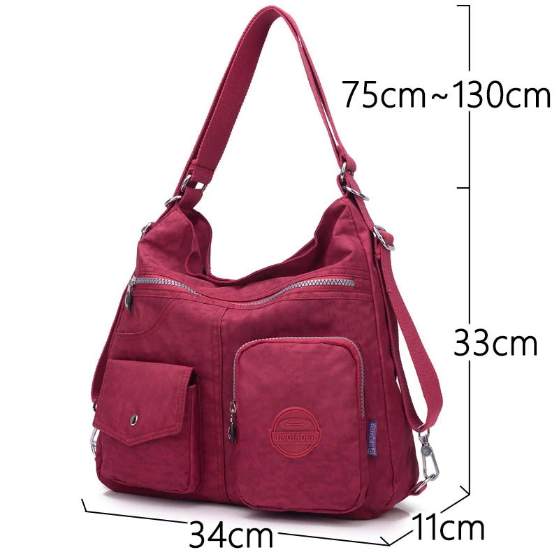 High Quality Nylon Women's Handbags Large Capacity Tote Bags Waterproof Shoulder Crossbody Bag Casual Cloth Bag Feminina Bags