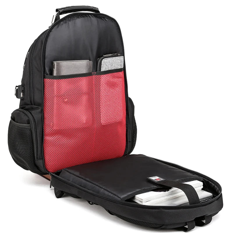 High Quality Outdoor Camping Waterproof Laptop Backpack Men Large Capacity Hiking Travel Bag Man Unisex Mountaineering Climbing