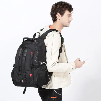 High Quality Outdoor Camping Waterproof Laptop Backpack Men Large Capacity Hiking Travel Bag Man Unisex Mountaineering Climbing