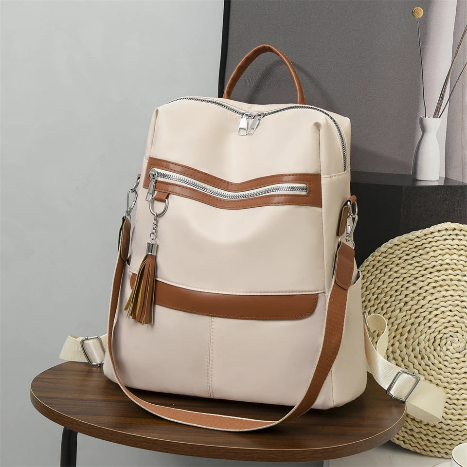 High Quality Oxford Designer Backpacks Casual Large Capacity School Bags for Teenage Girl Ladies Bookpack Elegant Travel Bag Sac