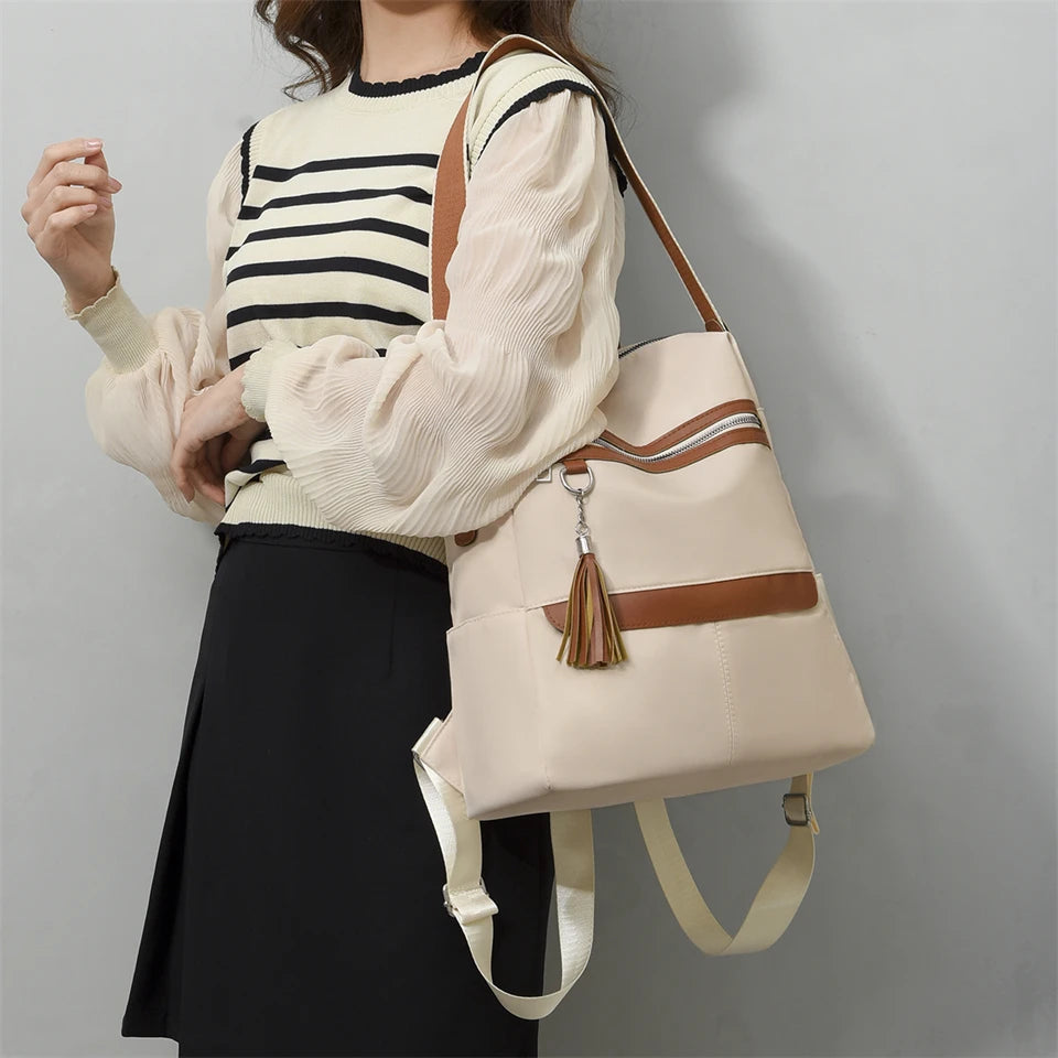 High Quality Oxford Designer Backpacks Casual Large Capacity School Bags for Teenage Girl Ladies Bookpack Elegant Travel Bag Sac