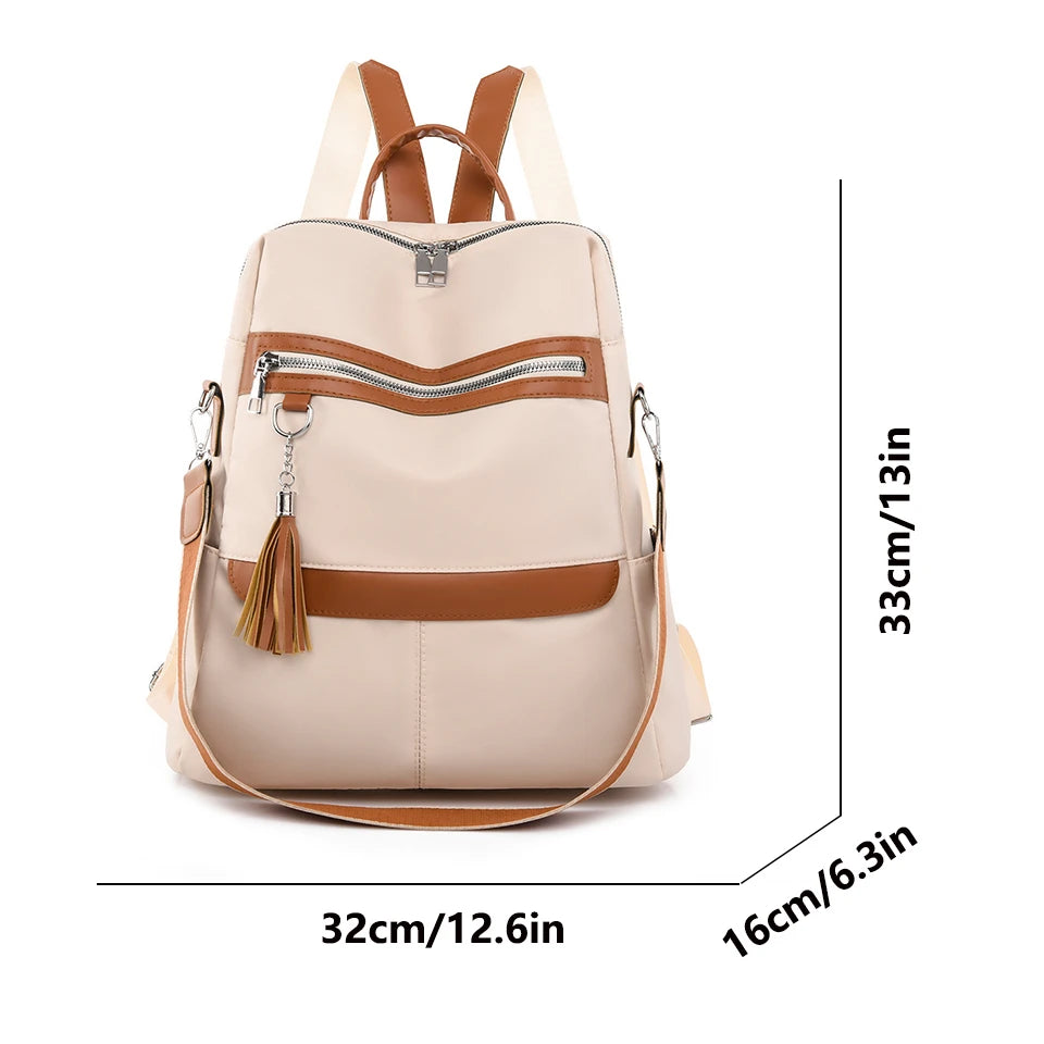 High Quality Oxford Designer Backpacks Casual Large Capacity School Bags for Teenage Girl Ladies Bookpack Elegant Travel Bag Sac