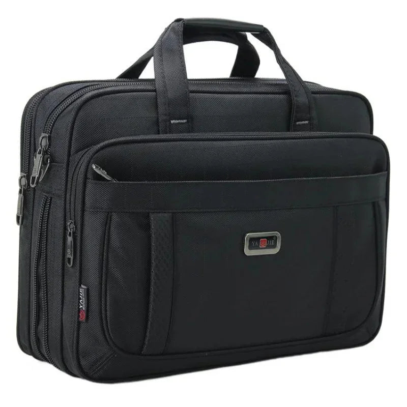 High Quality Oxford Men's Briefcase Large Capacity Handbag 15.6 "Inch Laptop Multifunction Male Shoulder Messenger Bag