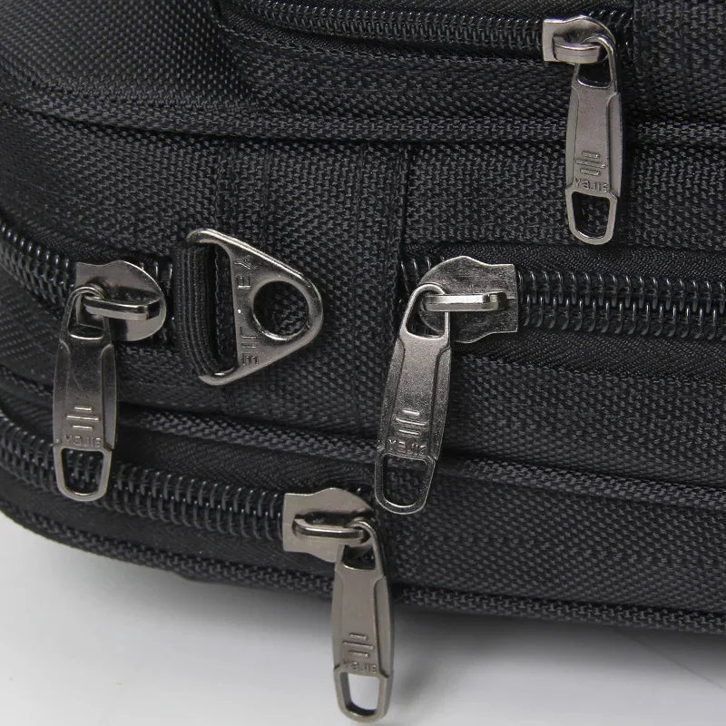 High Quality Oxford Men's Briefcase Large Capacity Handbag 15.6 "Inch Laptop Multifunction Male Shoulder Messenger Bag