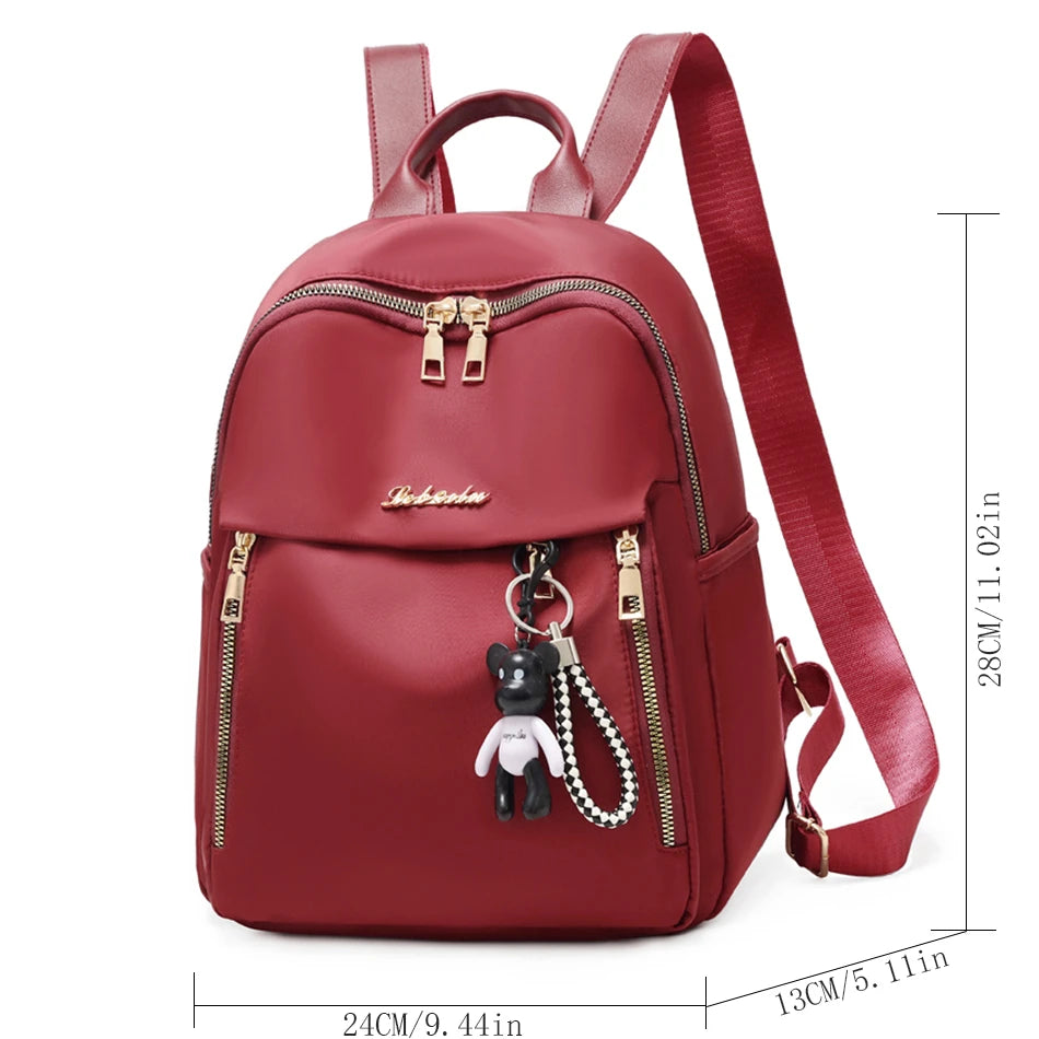 High Quality Oxford Waterproof Large Capacity Backpacks Women Travel Bag Solid Harajuku Student Schoolbag Backpack Unisex Bags