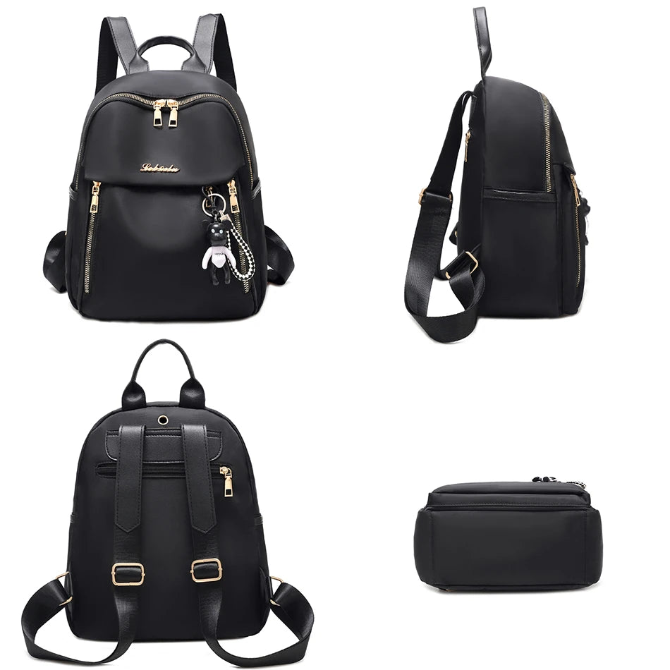 High Quality Oxford Waterproof Large Capacity Backpacks Women Travel Bag Solid Harajuku Student Schoolbag Backpack Unisex Bags