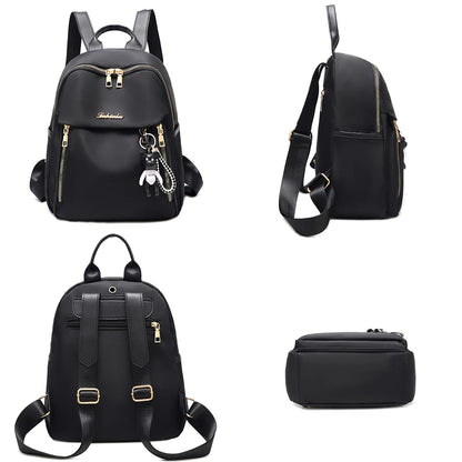 High Quality Oxford Waterproof Large Capacity Backpacks Women Travel Bag Solid Harajuku Student Schoolbag Backpack Unisex Bags