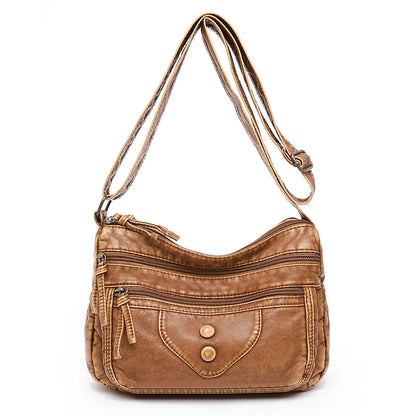 High Quality PU Leather Luxury Women Handbags Purses Designer Retro Shoulder Crossbody Bags for Female 2022 Ladies Messenger Sac