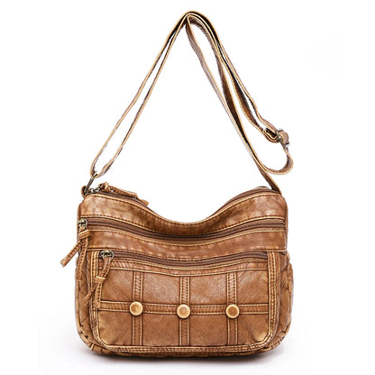 High Quality PU Leather Luxury Women Handbags Purses Designer Retro Shoulder Crossbody Bags for Female 2022 Ladies Messenger Sac