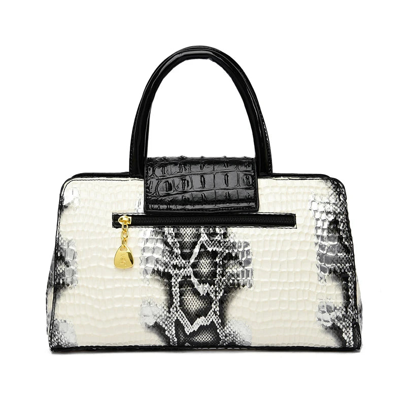 High Quality Patent Leather Shoulder Crossbody Bag for Women 2023Large Capacity Women's Handbag Luxury Female Messenger Tote Sac
