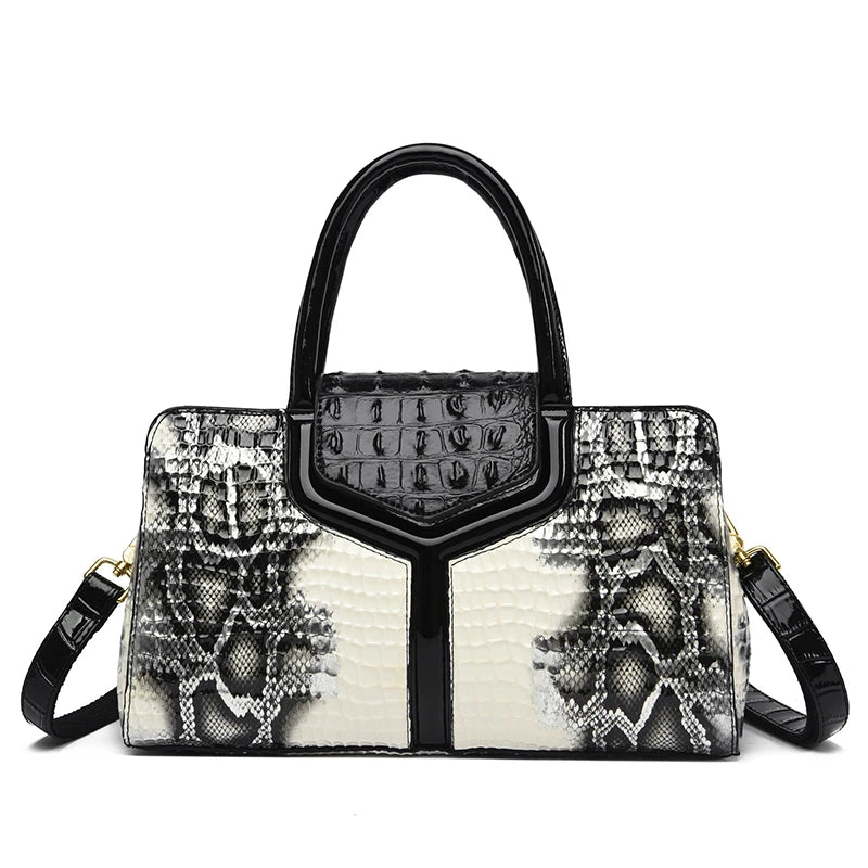 High Quality Patent Leather Shoulder Crossbody Bag for Women 2023Large Capacity Women's Handbag Luxury Female Messenger Tote Sac