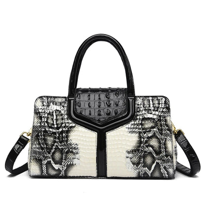 High Quality Patent Leather Shoulder Crossbody Bag for Women 2023Large Capacity Women's Handbag Luxury Female Messenger Tote Sac