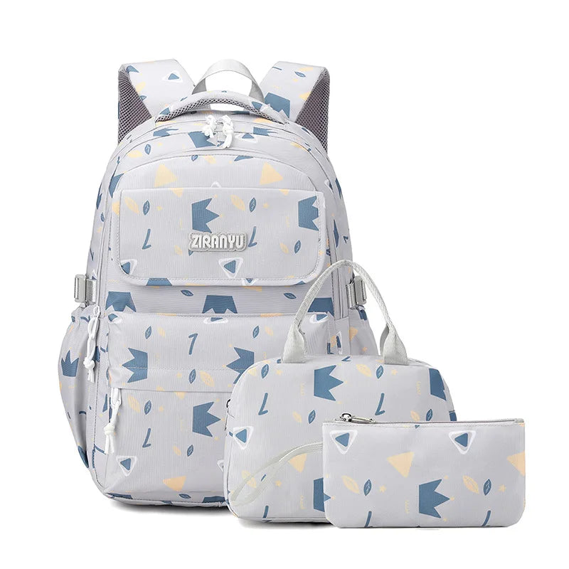 High Quality School Bag Set For Girls Teenagers Backpack Students Waterproof School Bags Children Kids Backpack
