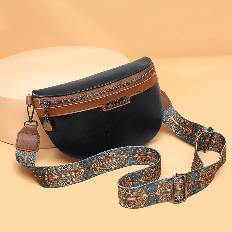 High Quality Small Crossbody Bag Women 2023 Trend Luxury Oil Wax Leather Shoulder Bag Fashion Ladies Handbag Messenger Bag Purse