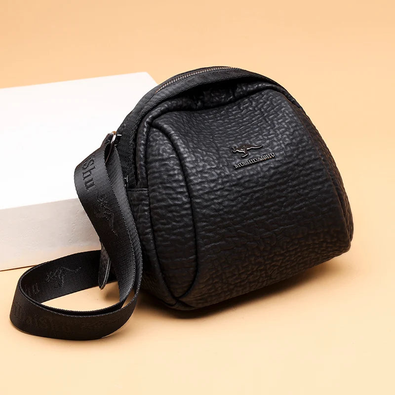 High Quality Soft Genuine Leather Shoulder Crossbody Bags For Women 2023 Luxury Women's Handbags Large Female Messenger Tote Sac
